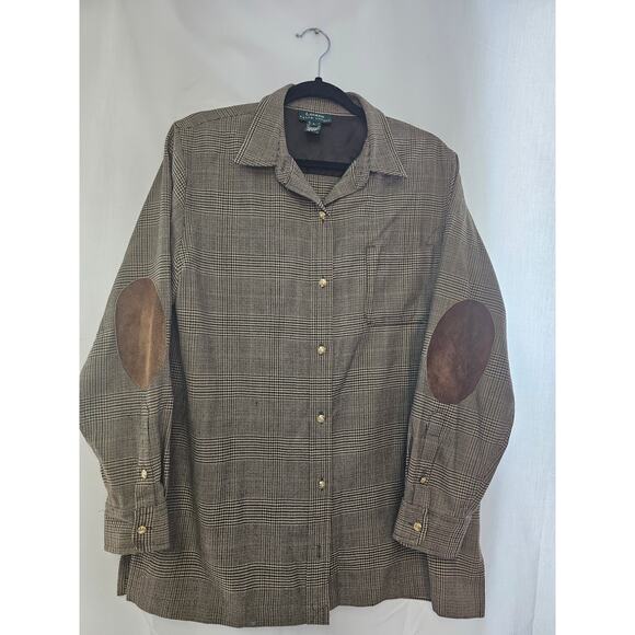 Ralph Lauren Tops - Ralph Lauren Womens Vintage Plaid Shirt size Large